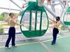海遊館のすぐ隣にある大観覧車★
直径100m！1周15分間の空の旅を
楽しめる世界最大級の大きさなんです♪